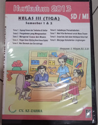 Kurikulum 2013 Kelas III