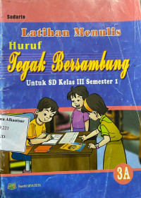 Latihan Menulis Huruf Tegak Bersambung