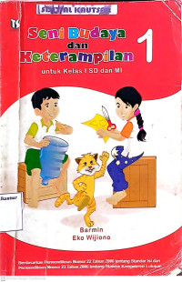 Seni Budaya Keterampilan Untuk Kelas 1 SD/MI