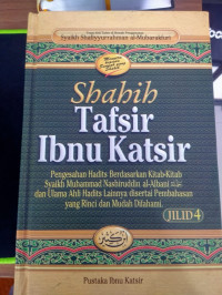 SHAHIH IBNU KATSIR JILID 4