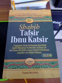 SHAHIH TAFSIR IBNU KATSIR JILID 6